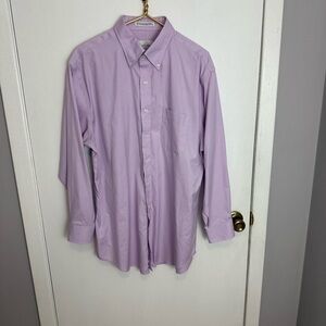 Cooper & Stewart Men’s button down long sleeve dress shirt. Preowned 16 1/2